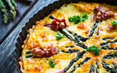 Spar­gel Quiche